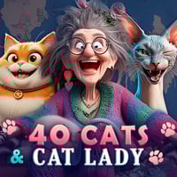 40 cats & cat lady